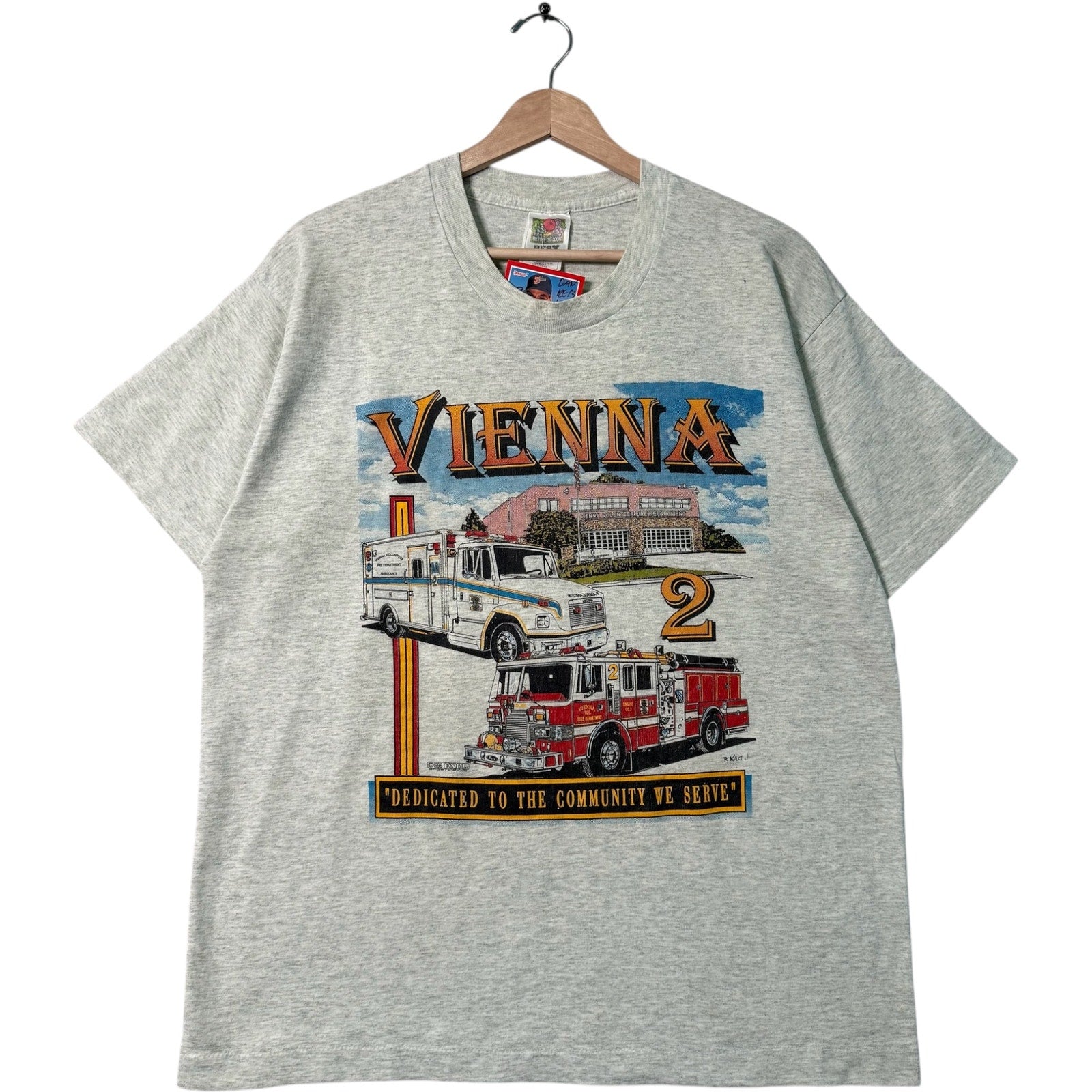Vintage Vienna Fire Department Tee