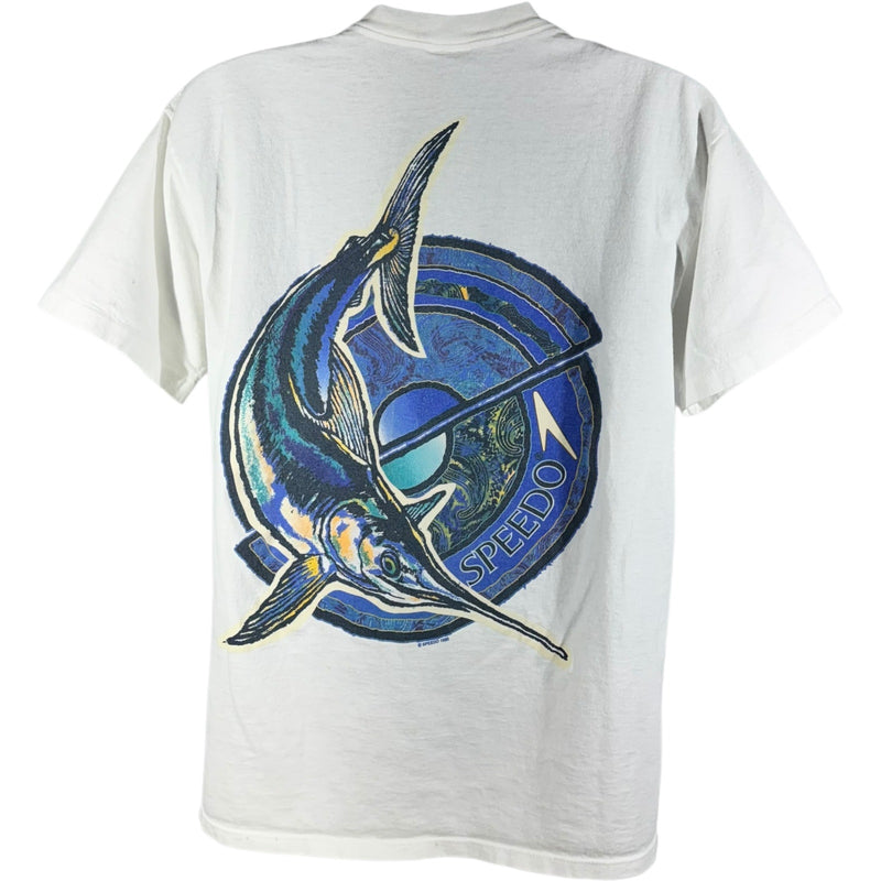 Vintage Speedo Atlantic Blue Marlin Graphic Tee