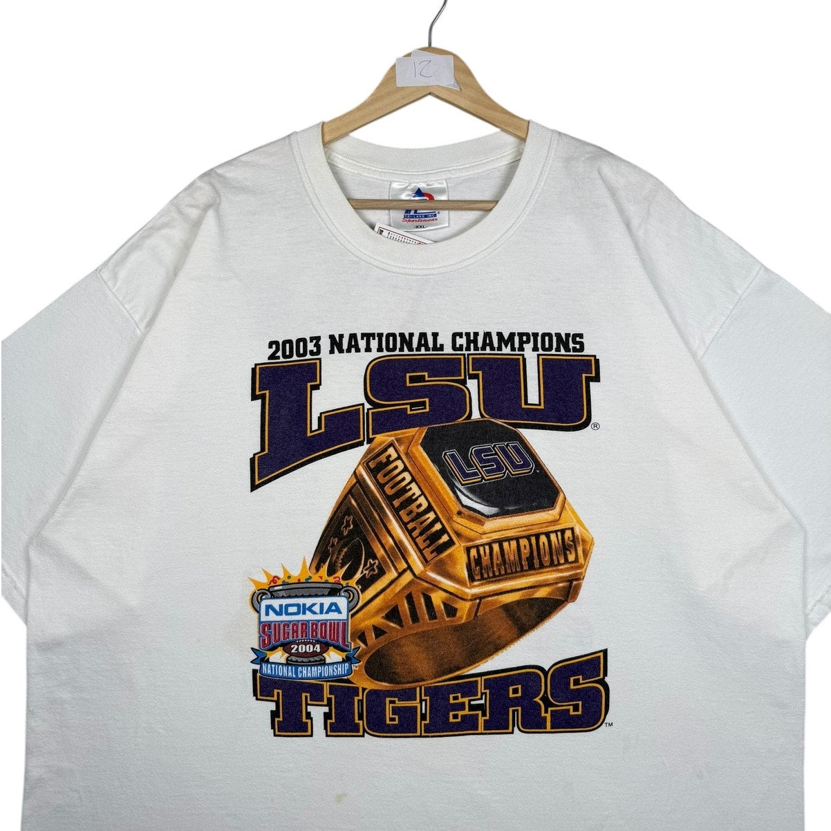 Vintage LSU Tigers 2003 National Champions NCAA T-Shirt