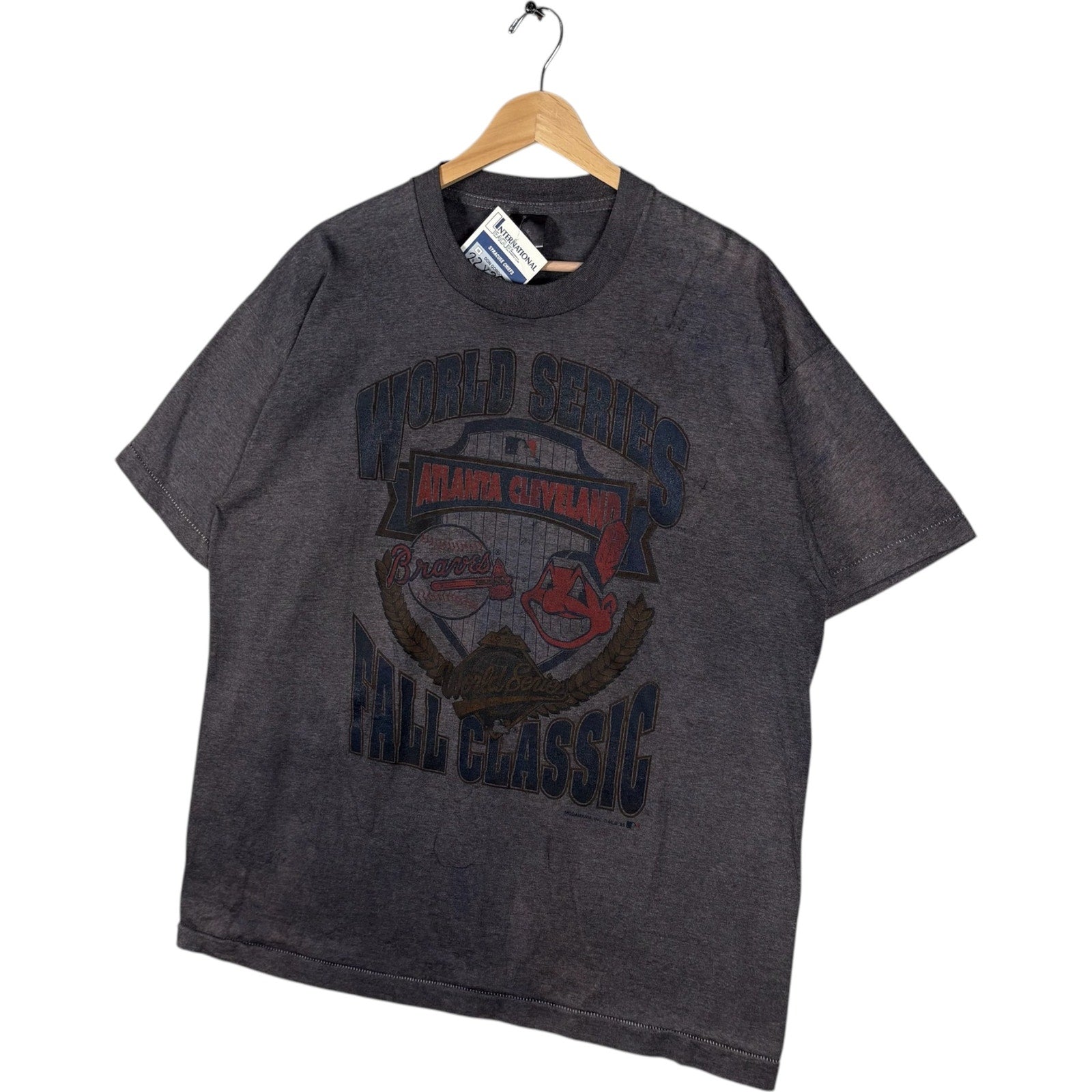 Vintage Atlanta Cleveland World Series Fall Classic MLB Tee