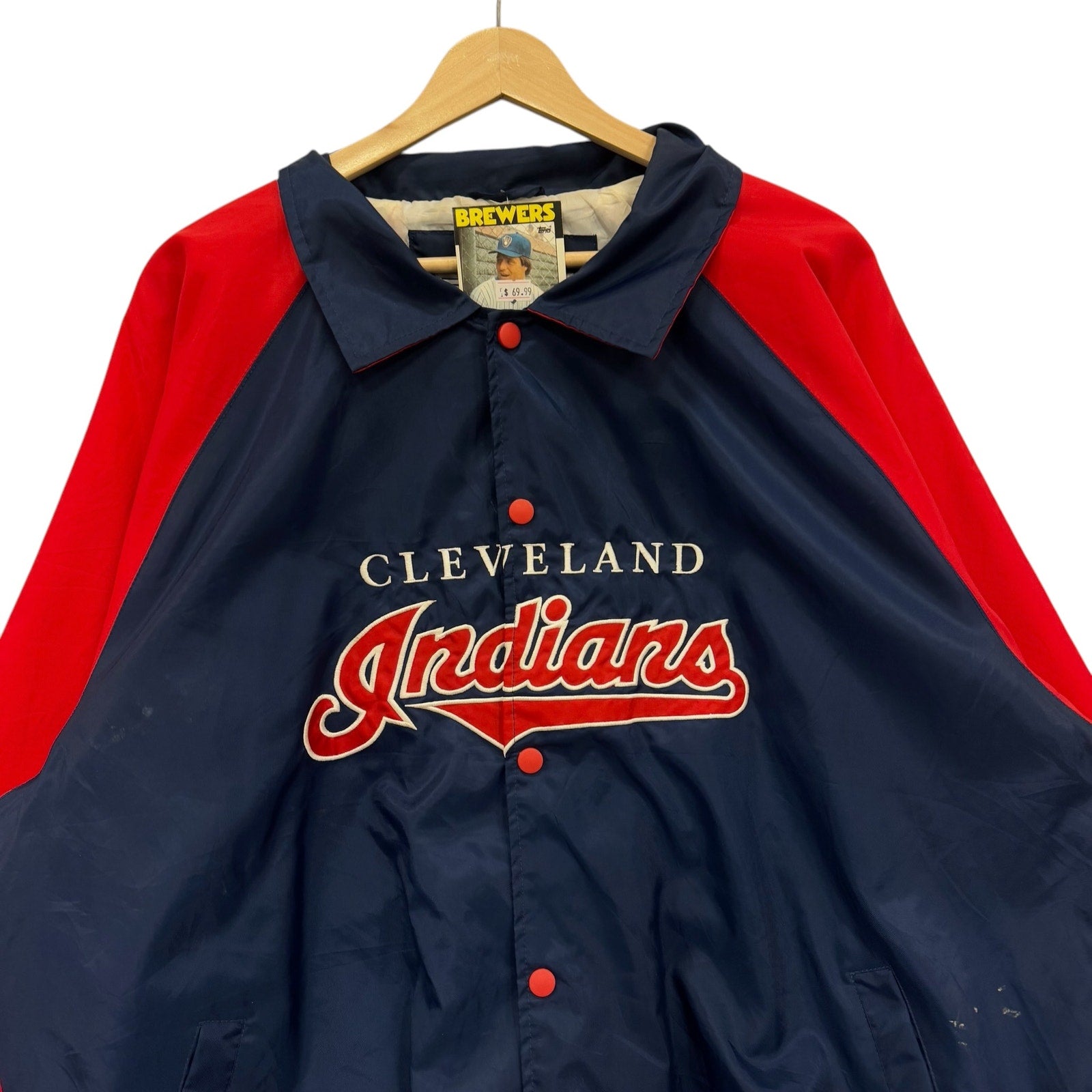 Vintage Cleveland Indians MLB Windbreaker