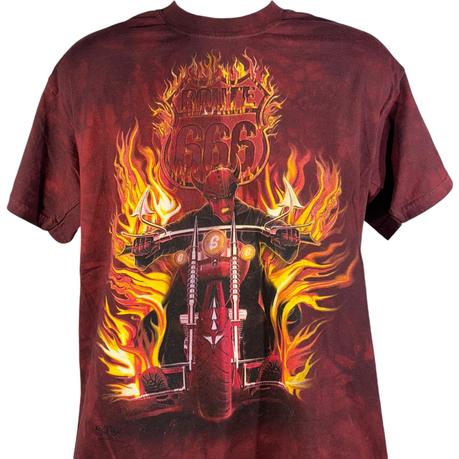 Vintage Devil Biker Flame Tee