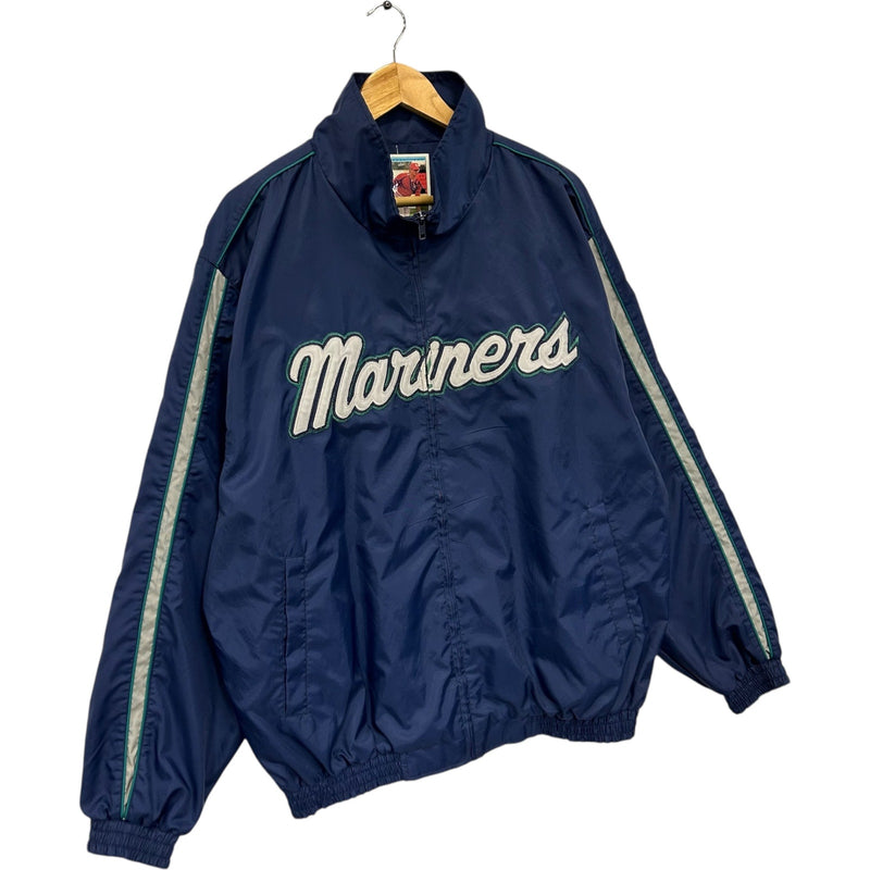 Vintage Seattle Mariners Spellout MLB Full Zip Bomber Jacket