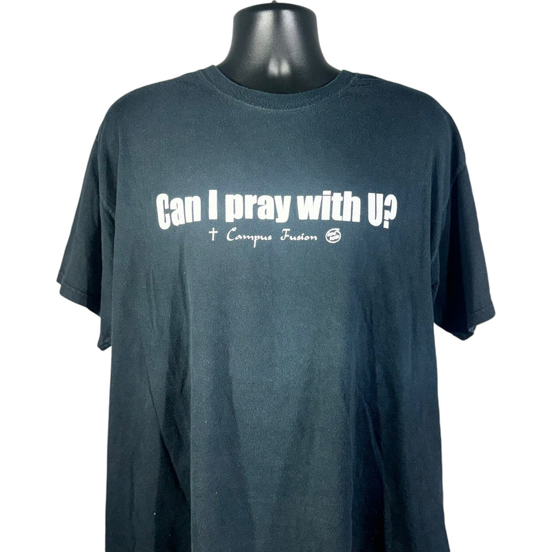 Vintage "Can I pray with U?" Camp Fusion Tee