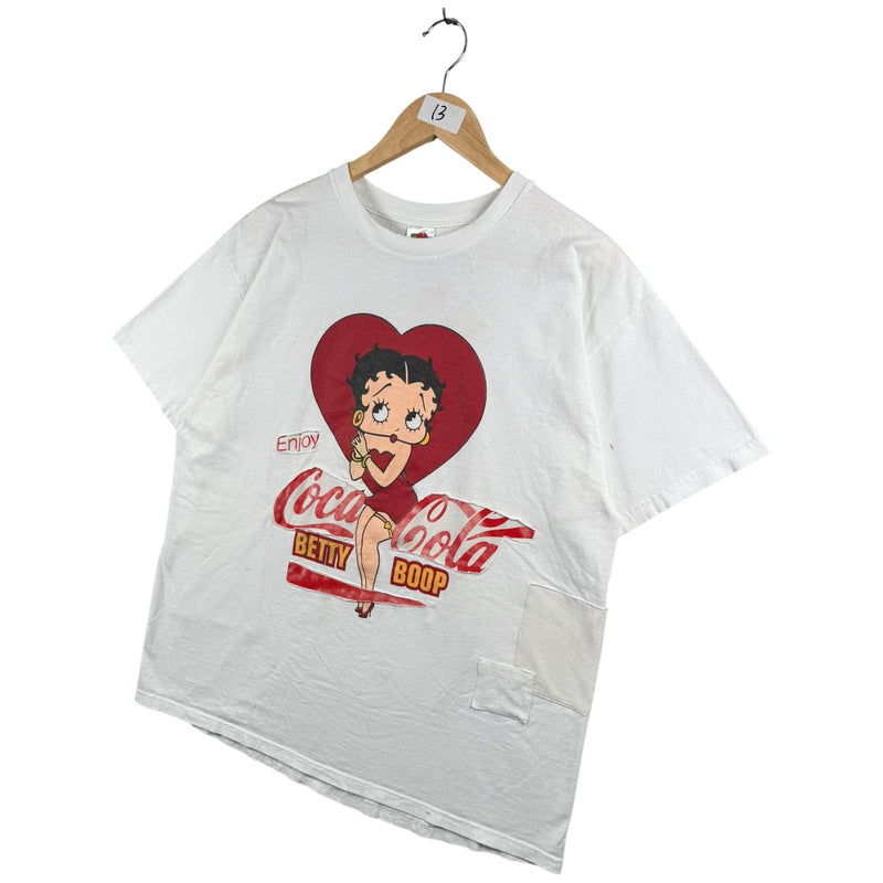 Vintage Coca-Cola x Betty Boop Patchwork 90s T-Shirt