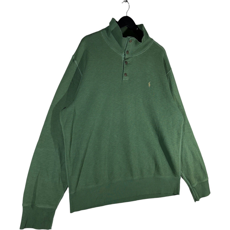 Vintage Polo Ralph Lauren 1/4 Button Sweatshirt