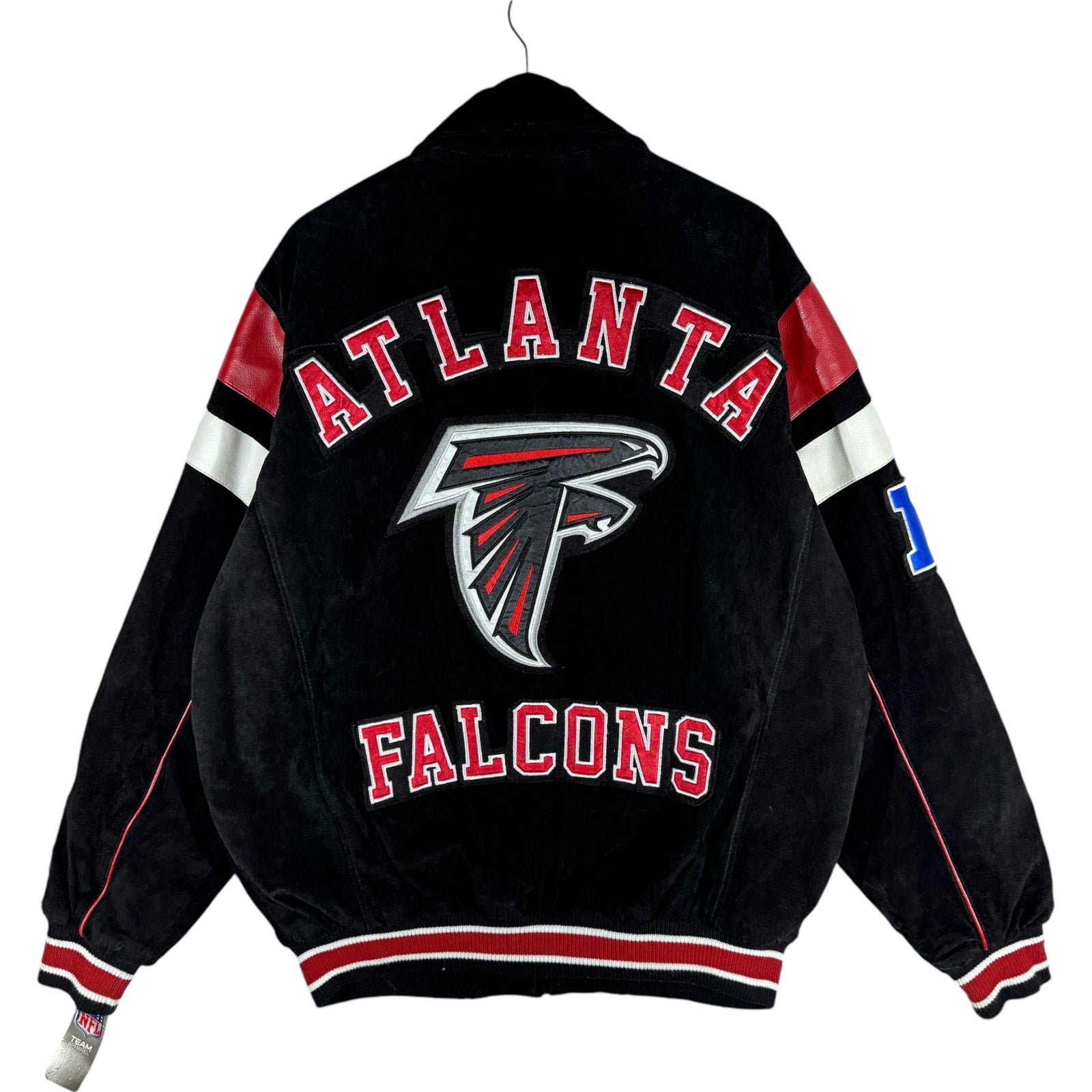 Vintage NFL Atlanta Falcons Suede Bomber Jacket