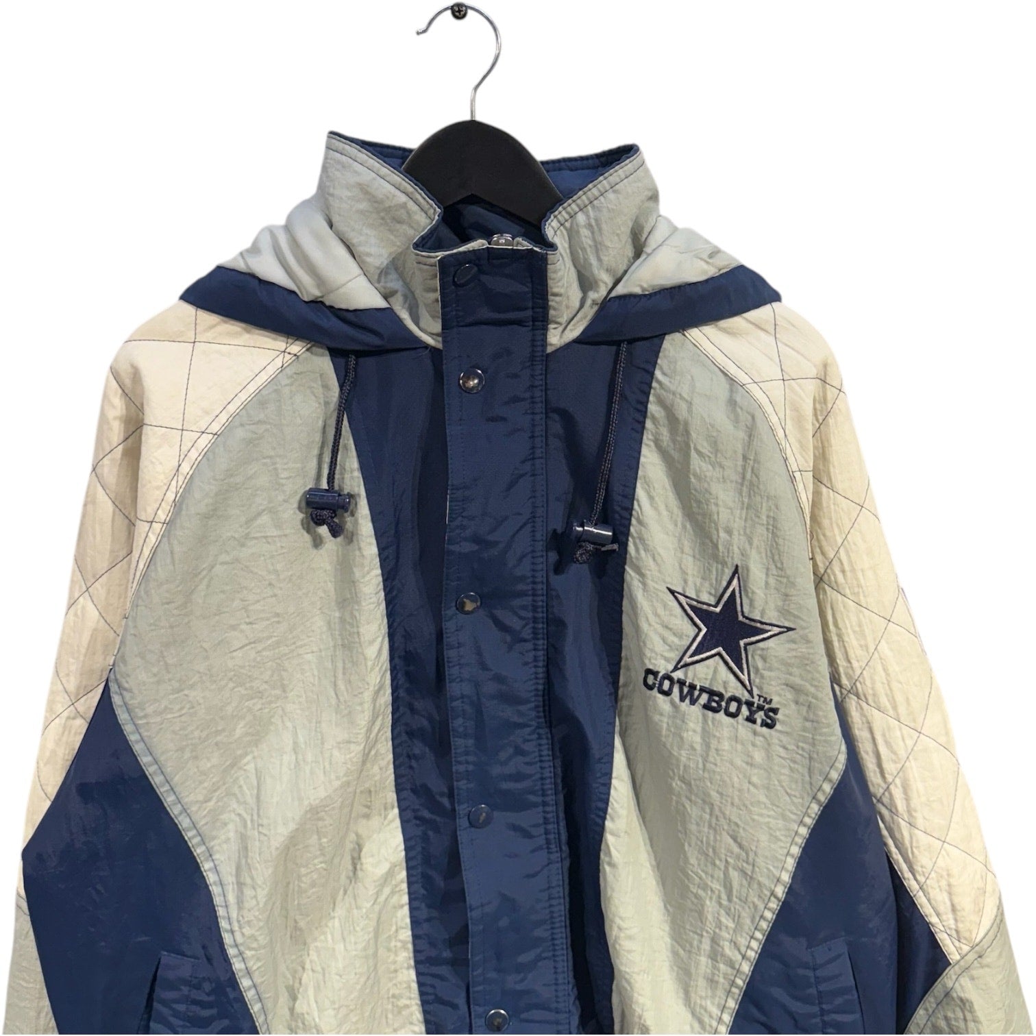 Vintage Starter Dallas Cowboys Logo NFL Puffer Jacket