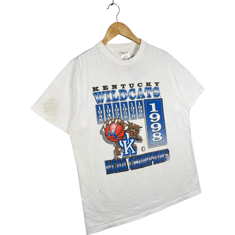 Vintage NCAA Champions Kentucky Wildcats 1998 T-Shirt