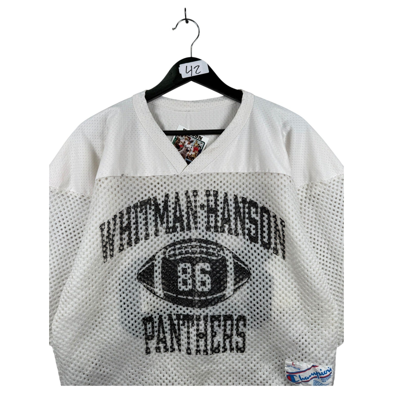 Vintage Whitman-Hanson Panthers Y2K Cropped Jersey