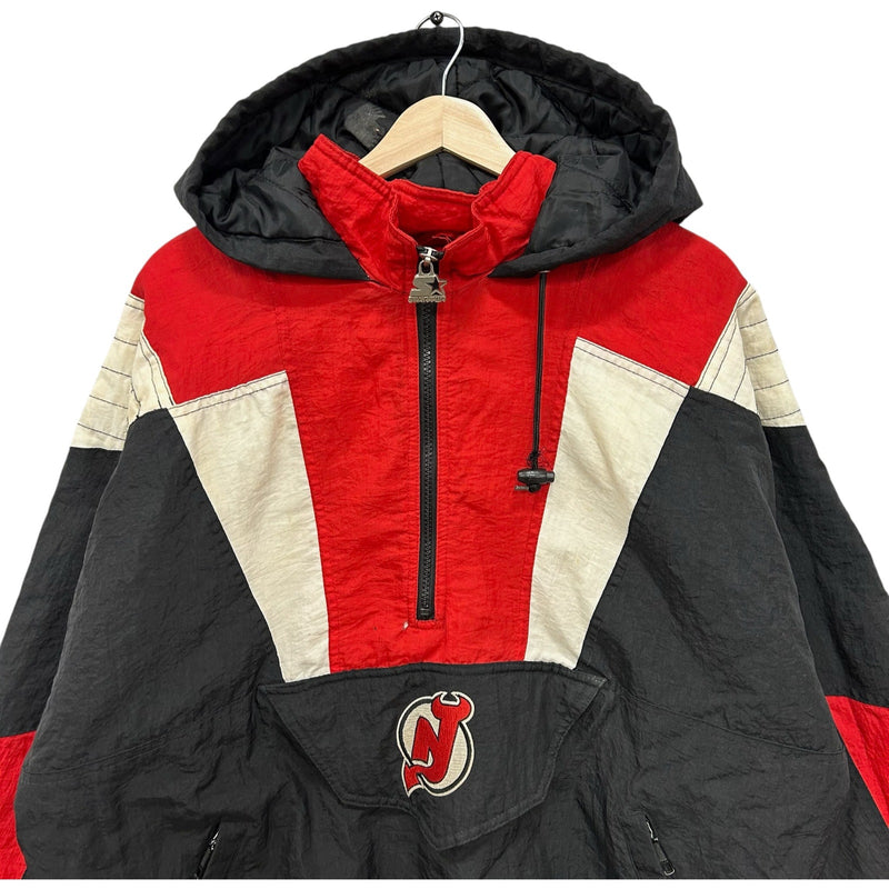 Vintage Starter New Jersey Devils Anorak Puffer Jacket 90s