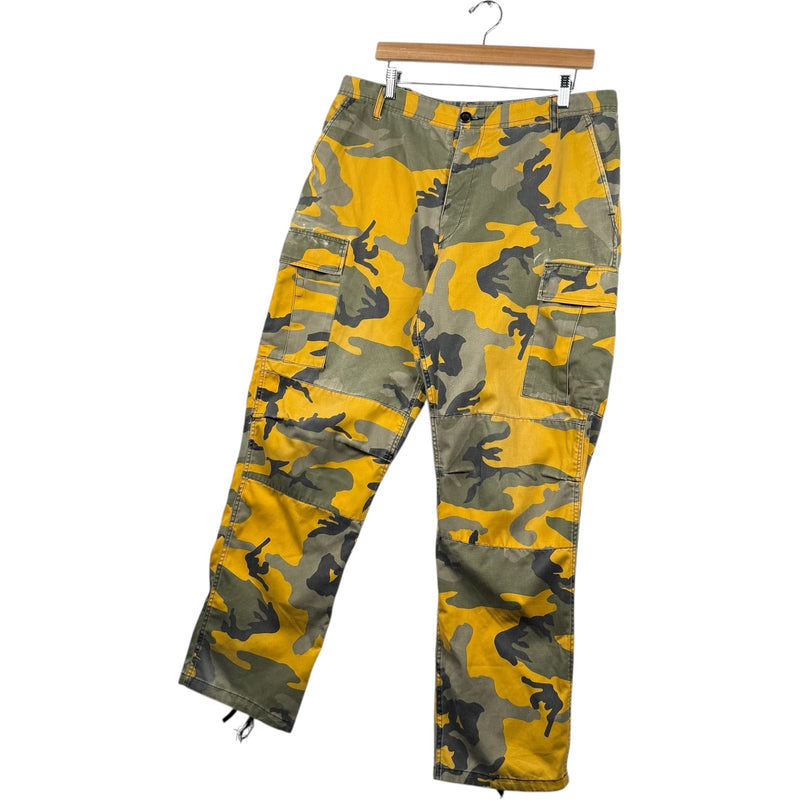 Vintage Military Surplus Camo Adjustable Cargo Pants 36x30