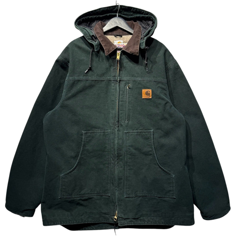 Vintage Carhartt C61 Sherpa Lined Barn Workwear Jacket