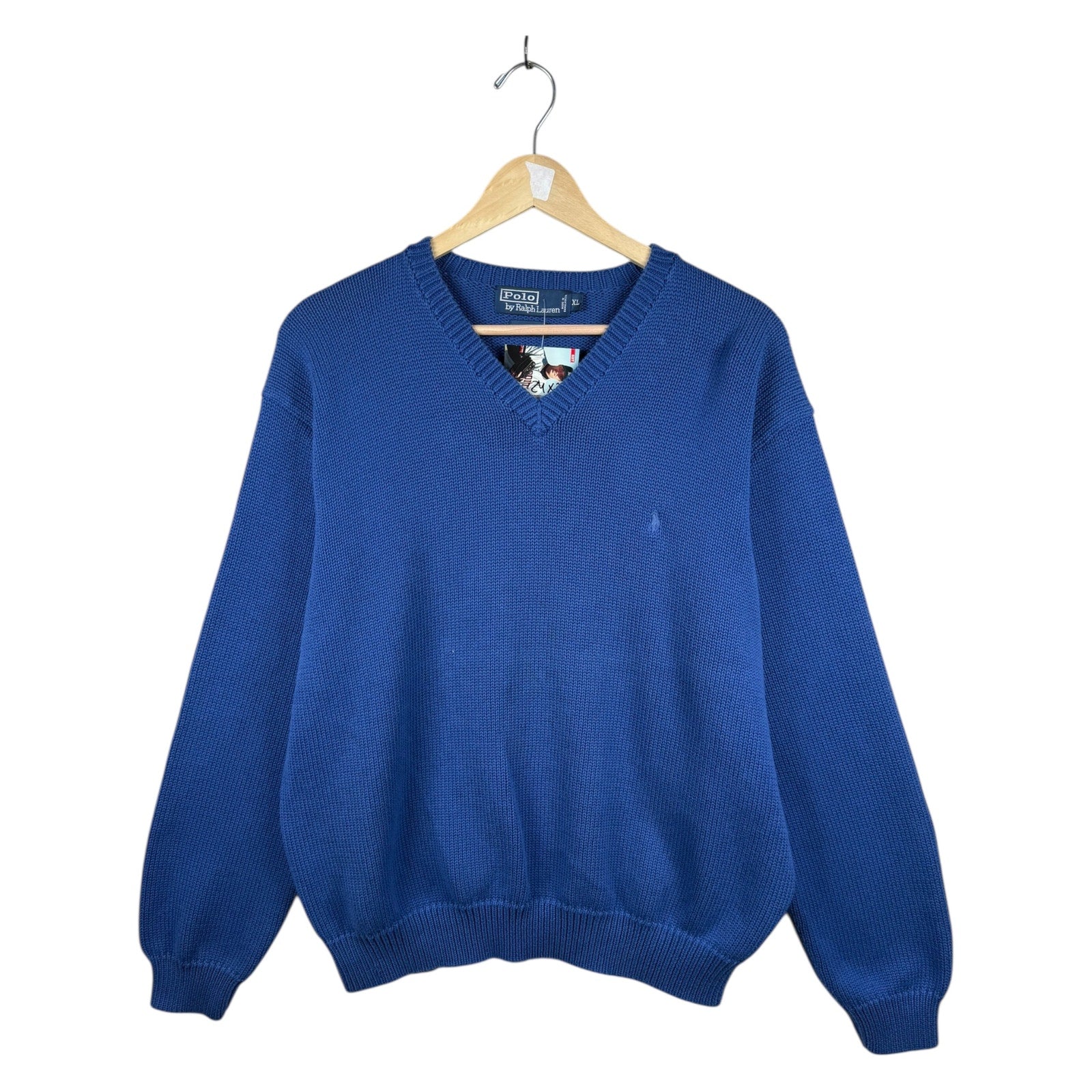 Vintage Polo Ralph Lauren V-Neck Knit Sweater