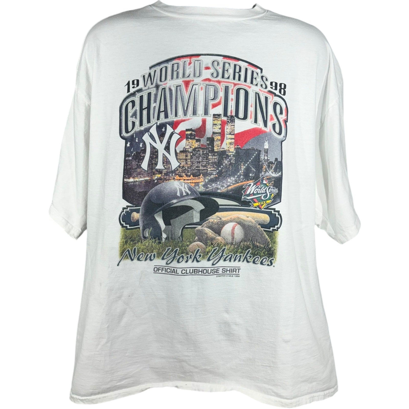 Vintage Starter New York Yankees World Series Champs Tee 1998