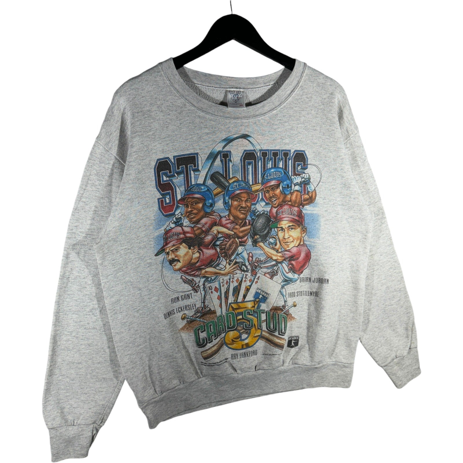 Vintage St. Louis Cardinals Caricature Crewneck