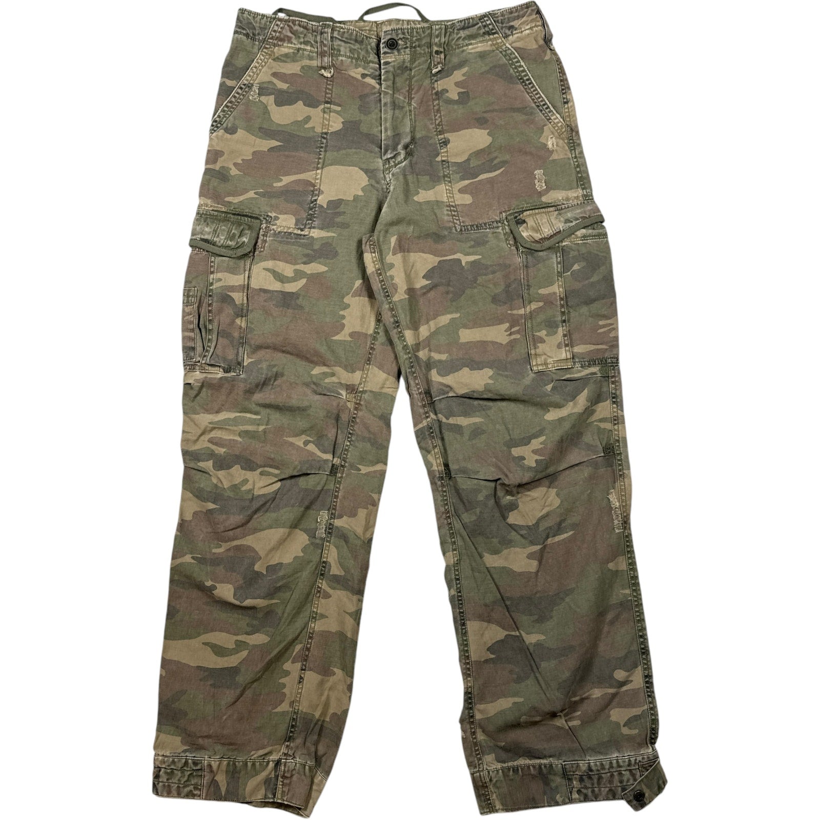 Vintage Industry Supply Co Camo Cargo Pants 36