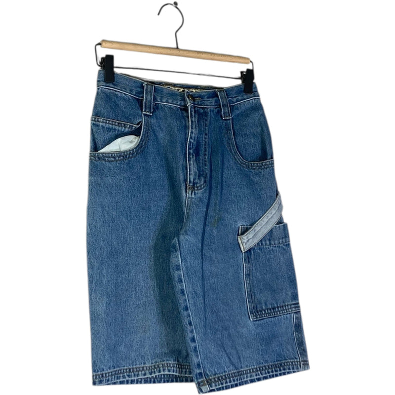 Vintage B1 Soul Utility Workwear Denim Shorts 26x10