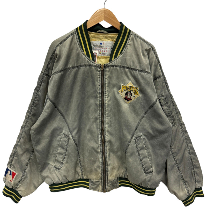 Vintage Pittsburgh Pirates Embroidered Satin MLB Bomber Jacket