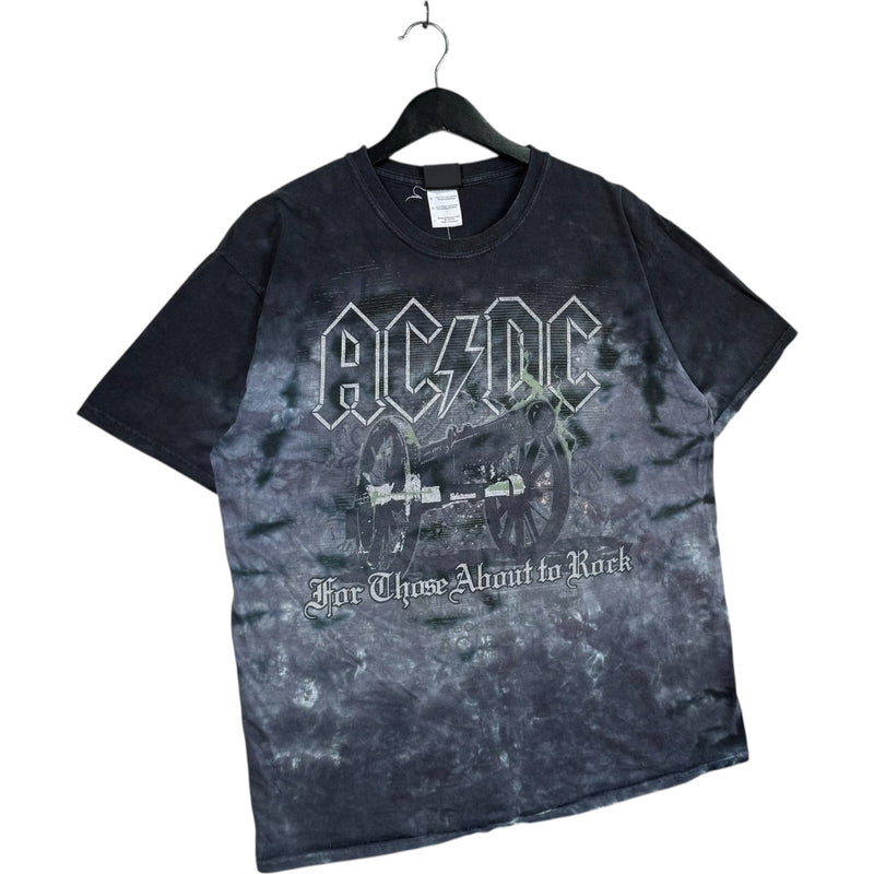 Vintage AC/DC "For Those About To Rock" Tie Dye Tee