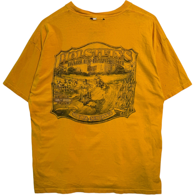 Vintage Harley Davidson Holstein's Omaha Eagle Tee