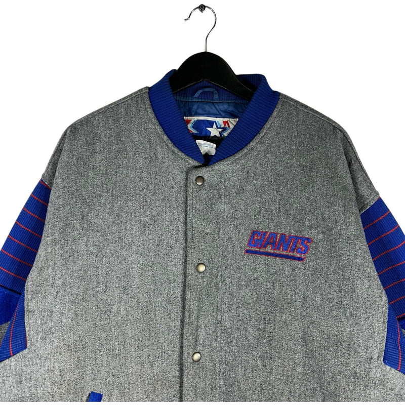 Vintage Starter New York Giants NFL Wool Bomber Jacket