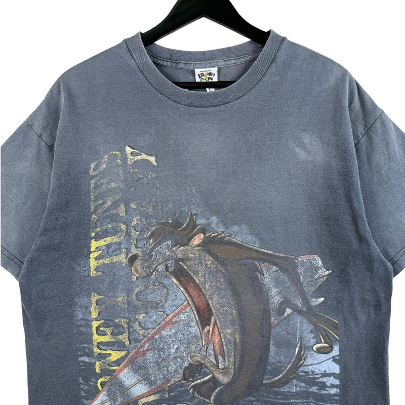 Vintage Looney Tunes Taz Surf Graphic T-Shirt