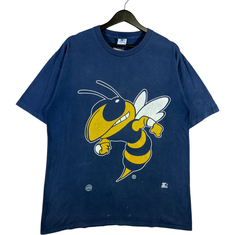 Vintage Starter Virginia Tech Yellow Jackets Mascot Spellout Tee