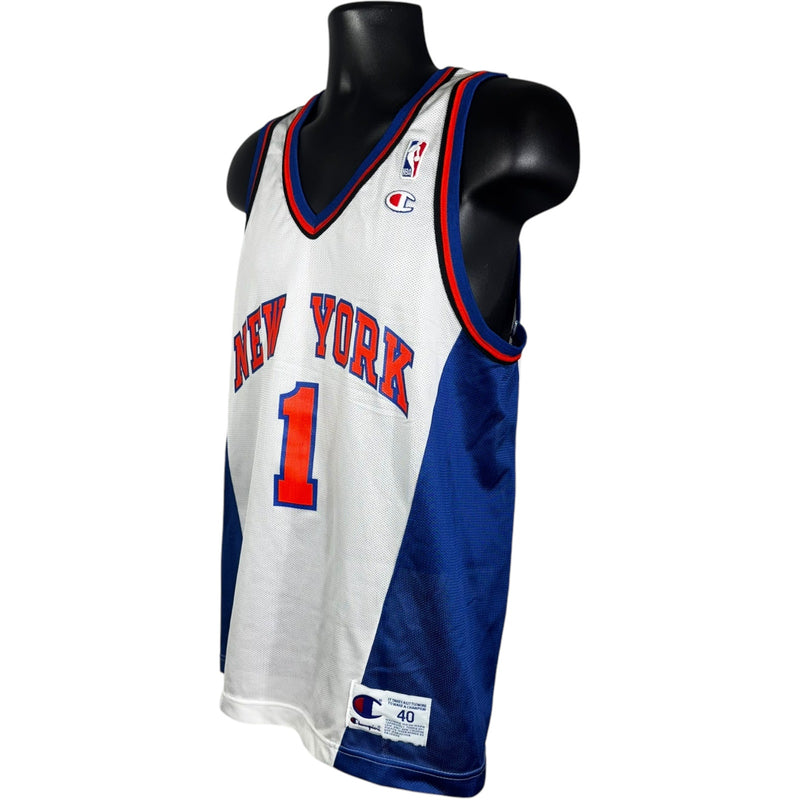 Vintage Champion New York Knicks Renko #1 NBA Jersey 90s