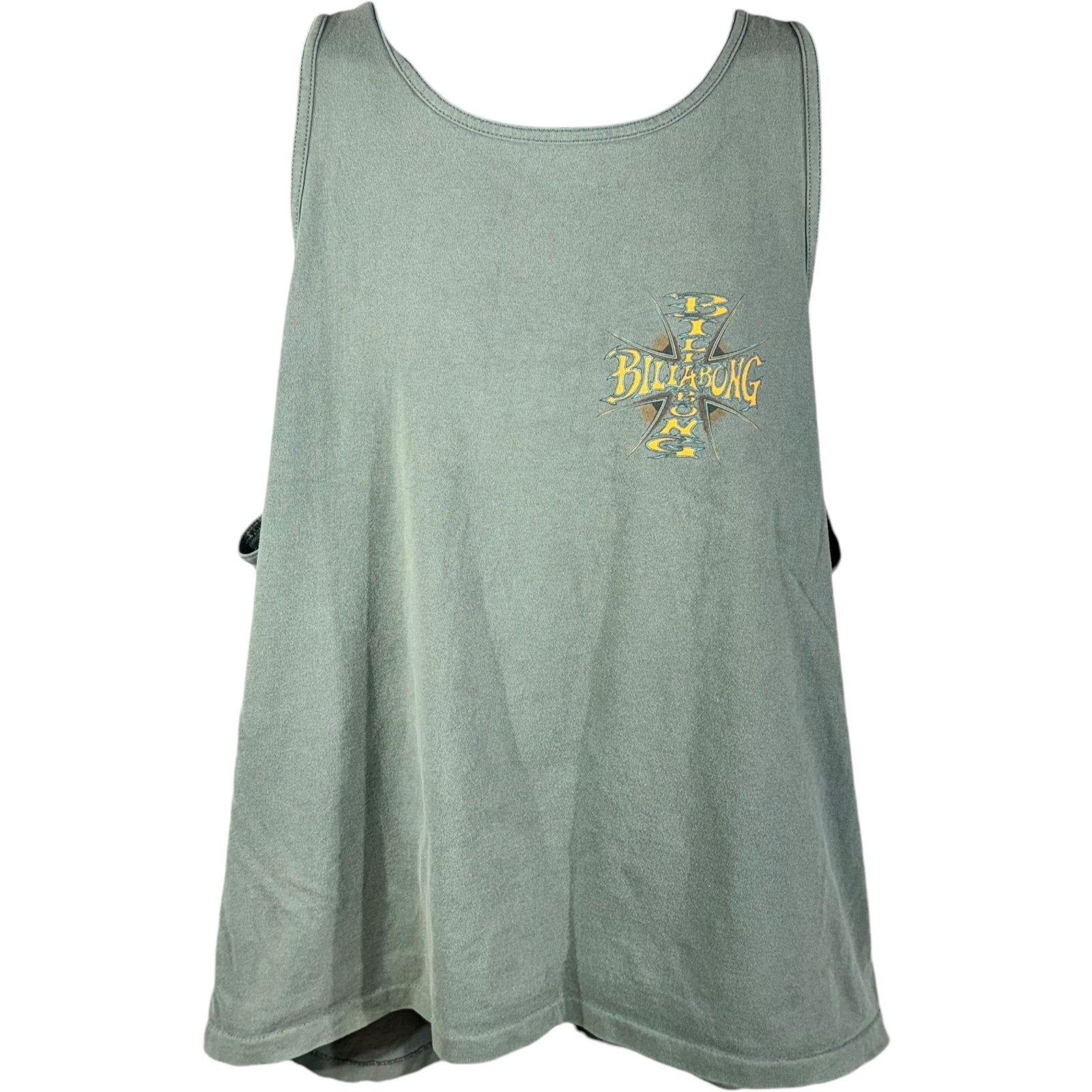 Vintage Billabong Cross Logo Mullet Tank Top