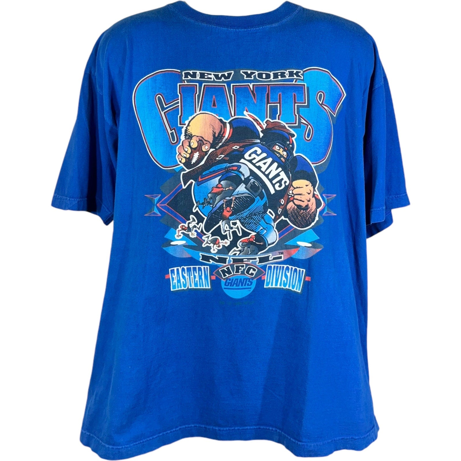 Vintage New York Giants Cartoon Giant NFL Tee 90s