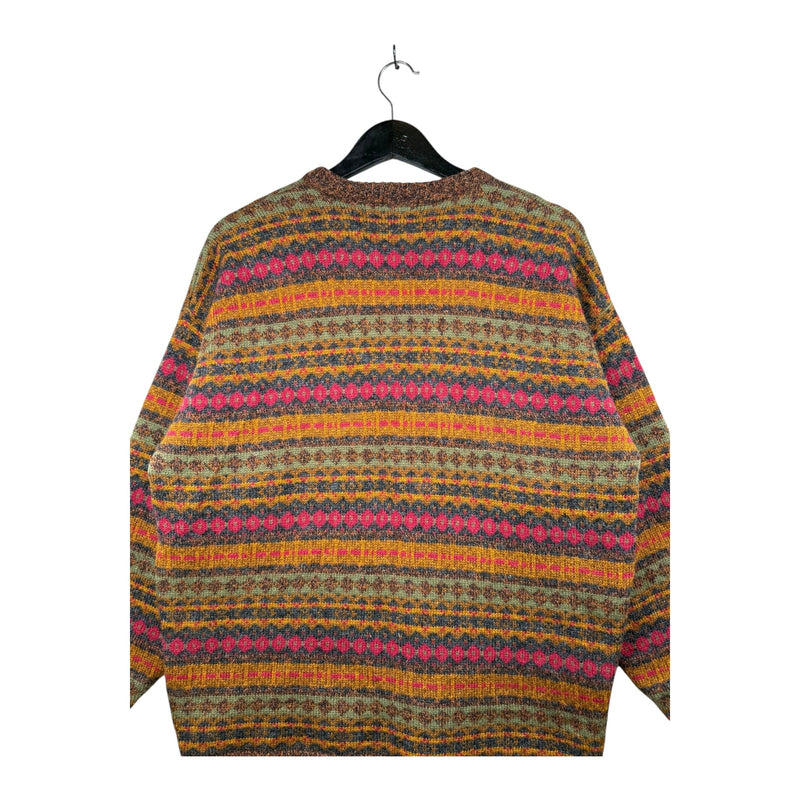 Vintage Burberry Geometric Sweater