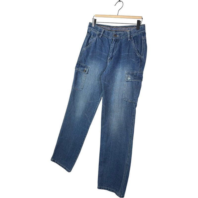 Vintage Straight Leg Denim Jeans