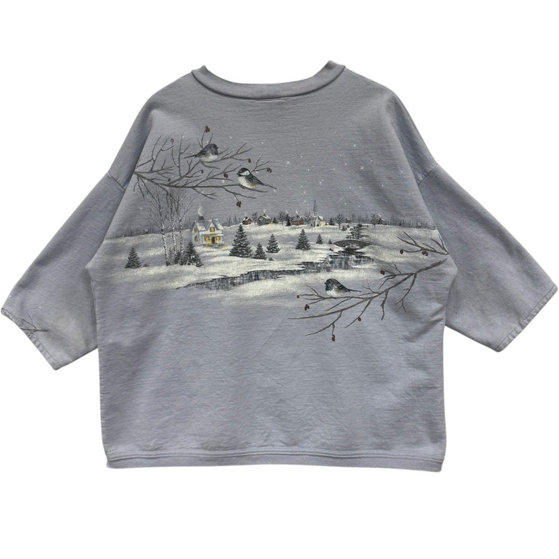 Vintage Short Sleeve Winter Nature Crewneck