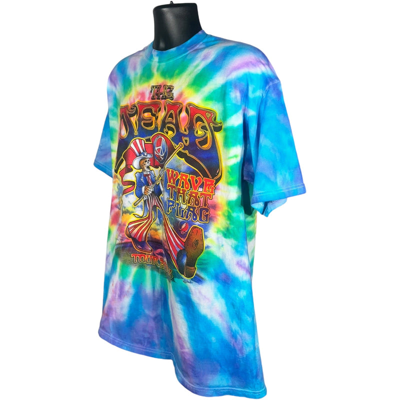 Vintage Grateful Dead  "Wave That Flag" Tie Dye Tour Tee