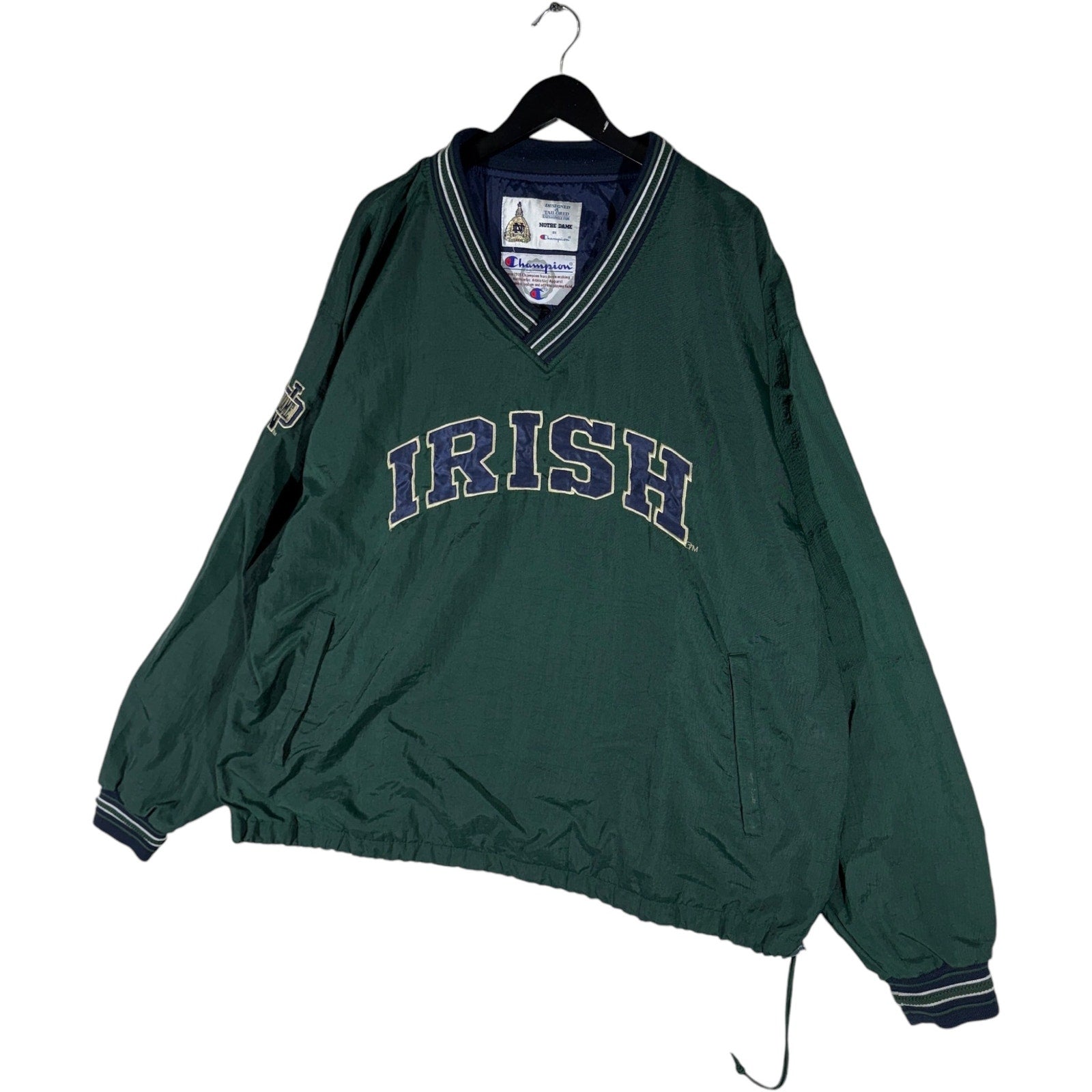 Adidas 2024 Notre-Dame Fighting Irish Football Windbreaker Pullover