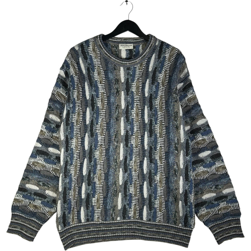 Vintage Norm Thompson 3D Knit Pullover Sweater