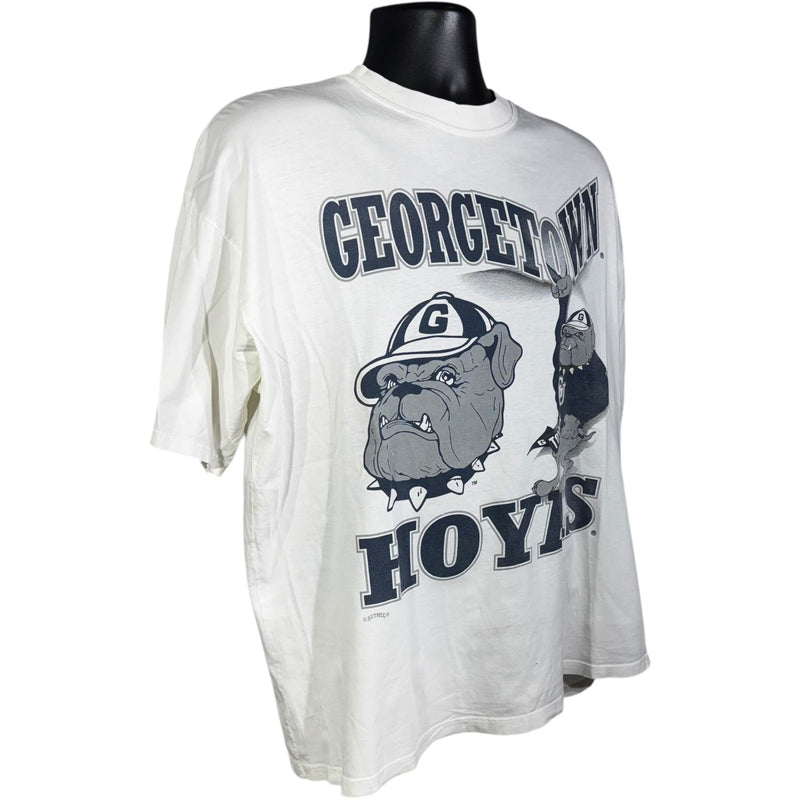 Vintage Nutmeg Georgetown University Hoyas Mascot Tee