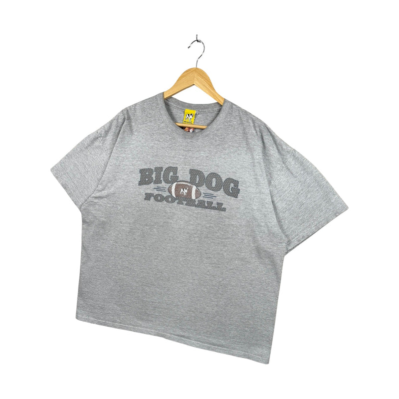 Vintage Big Dog Football Graphic T-Shirt