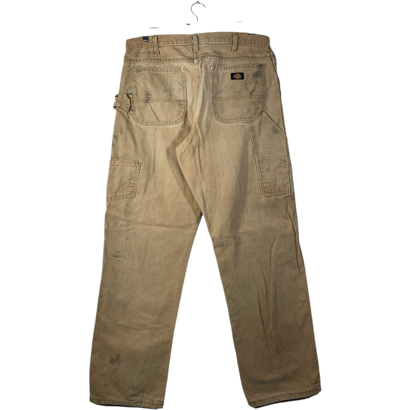 Vintage Dickies Distressed Paint Stained Carpenter Work Pants 36