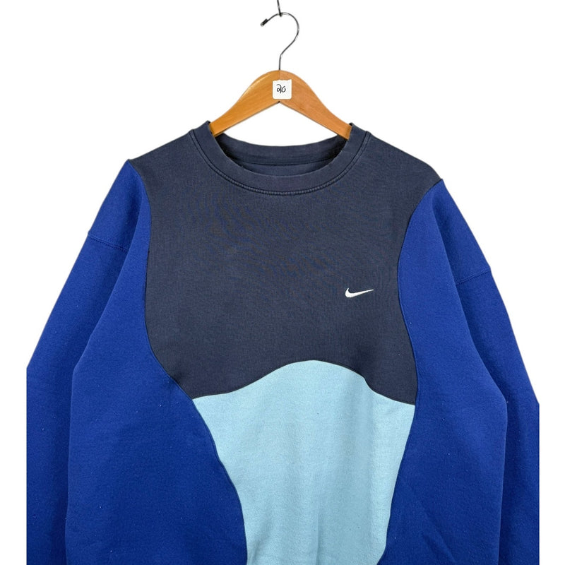 Vintage Nike Colorblock Swoosh Logo Crewneck