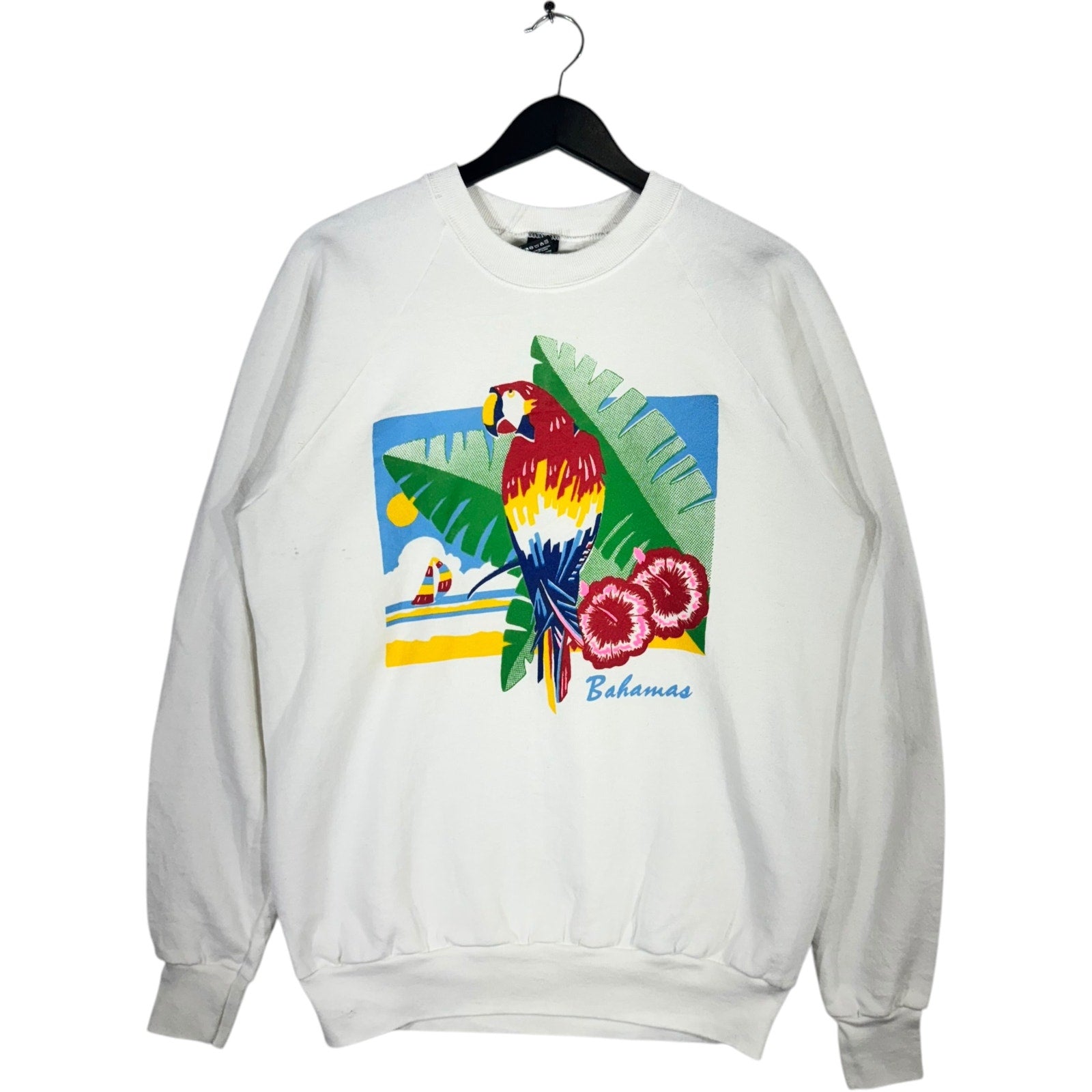 Vintage Bahamas Parrot Souvenir Crewneck