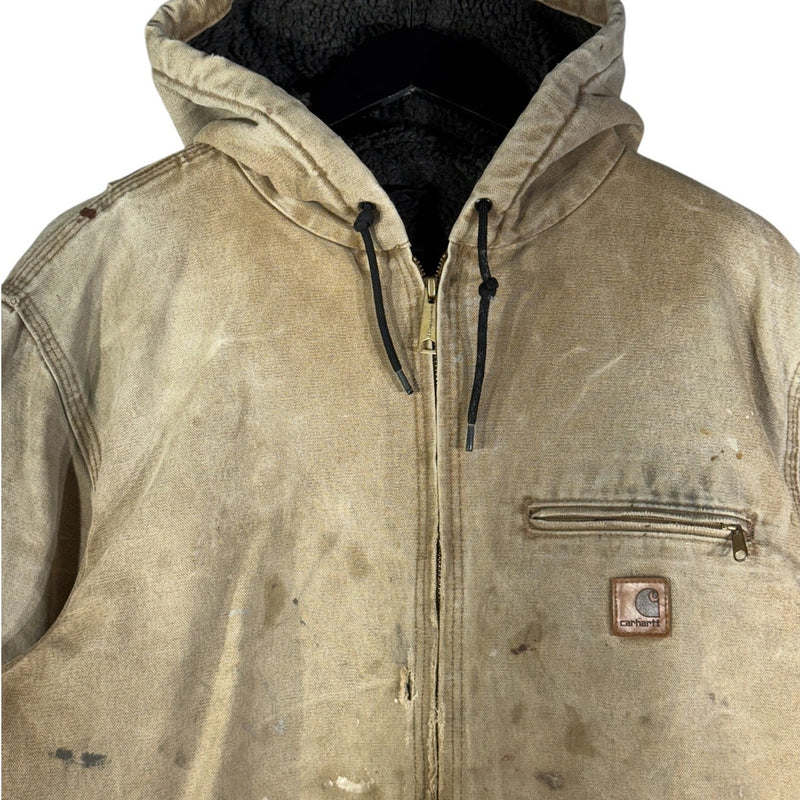 Vintage Carhartt Extreme Distressed Canvas Workwear Jacket