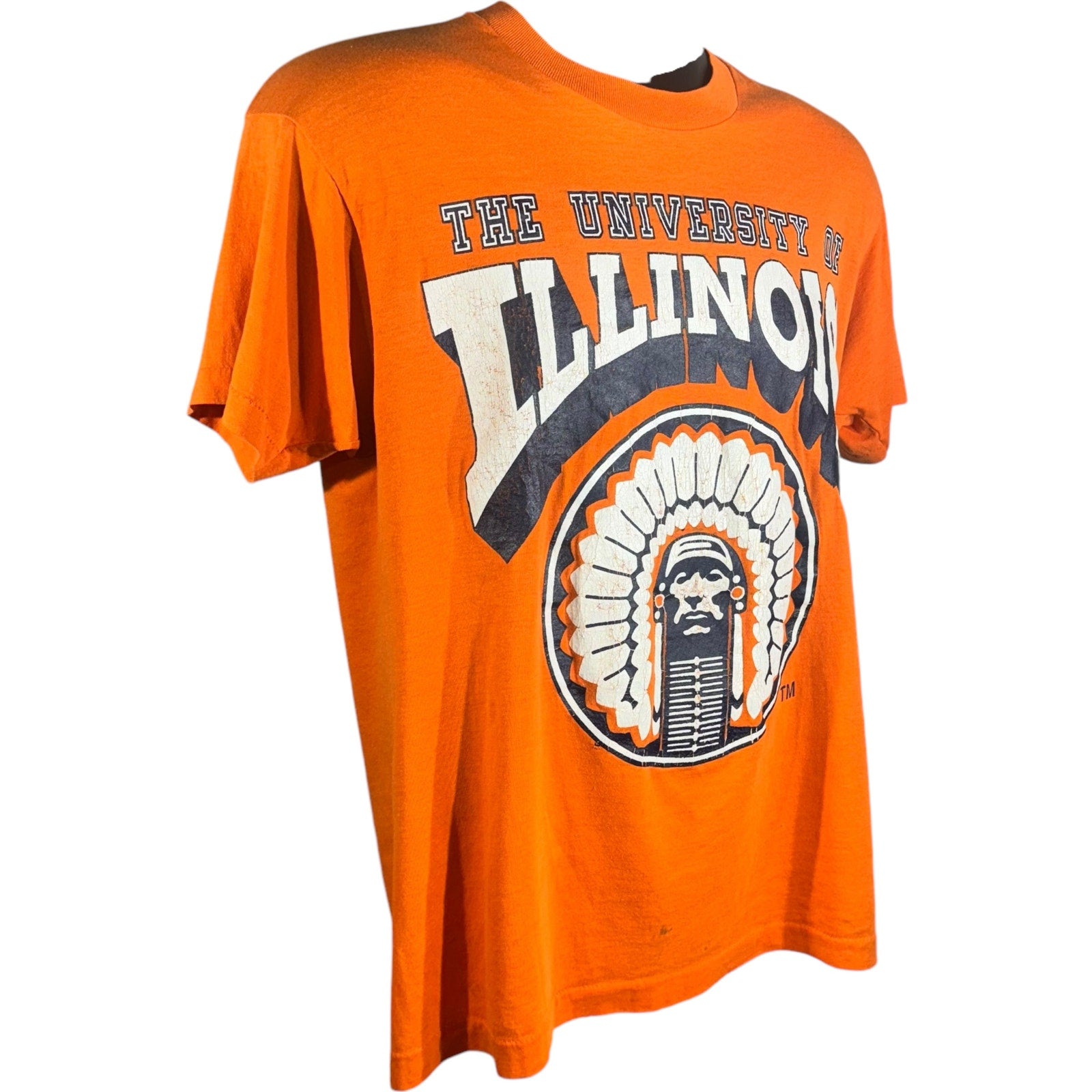 Vintage University Of Illinois Chief Illiniwek Tee