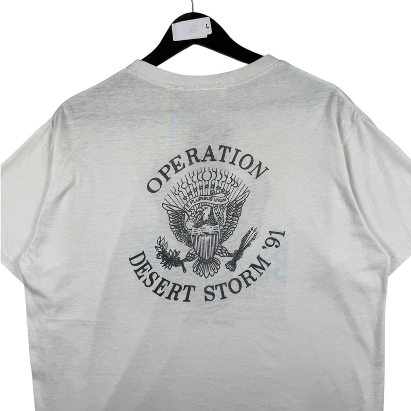 Vintage Harley Davidson Desert Storm Saudi Eagle T-Shirt