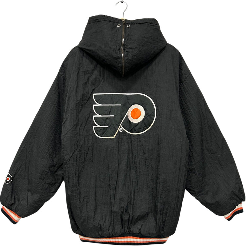 Vintage Philadelphia Flyers Logo NHL Puffer Jacket