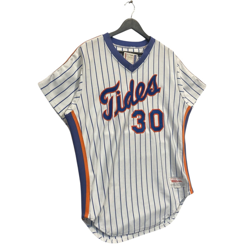 Vintage Wilson Norfolk Tides #30 Mets Stripped MLB Jersey