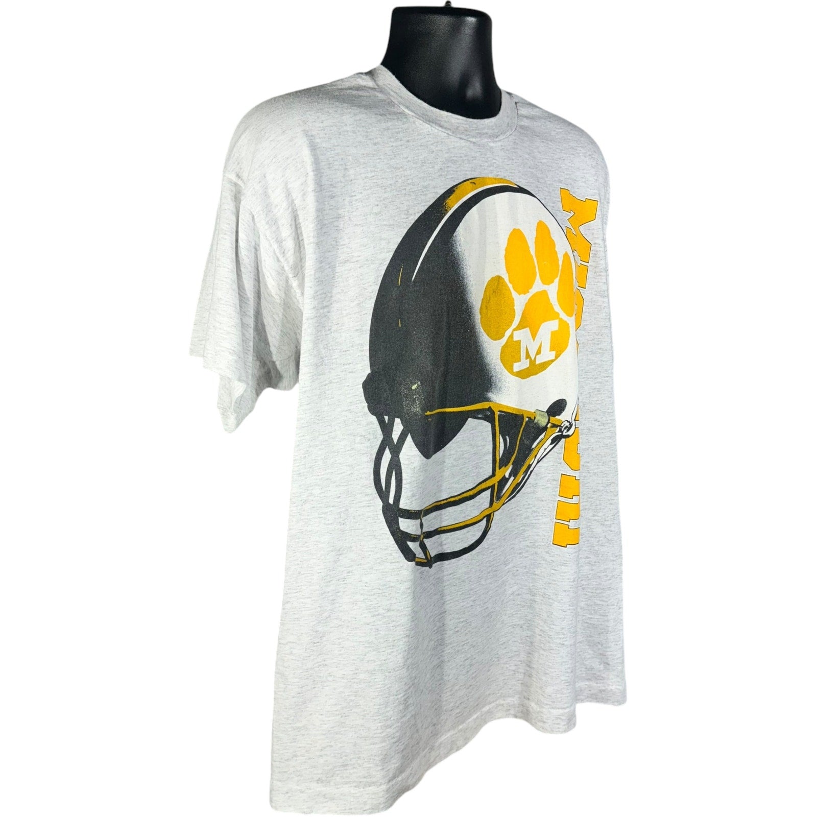 Vintage University Of Missouri Tigers Football Helmet Tee