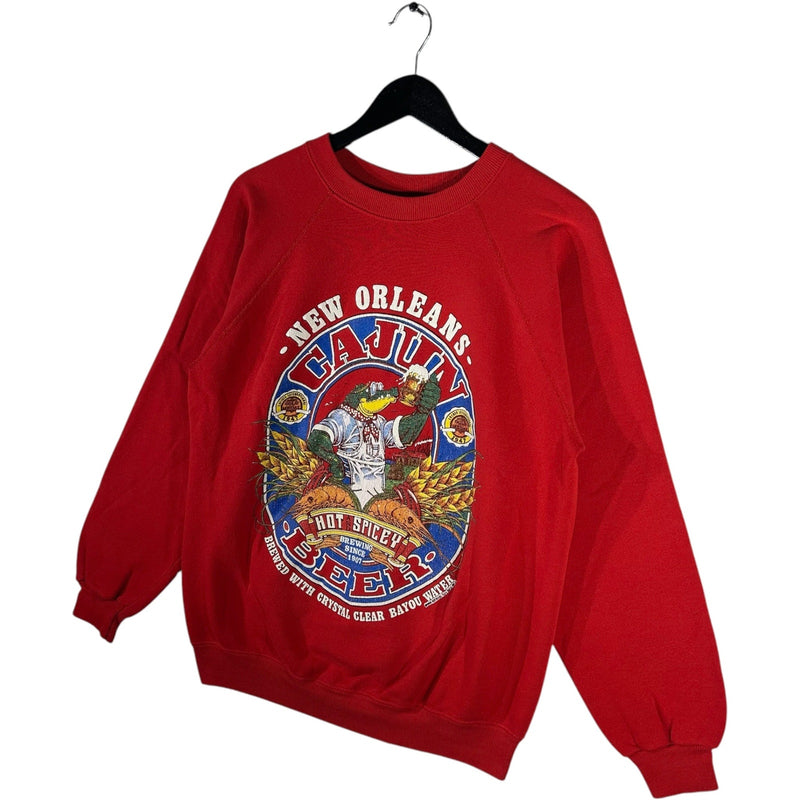 Vintage New Orleans Cajun Beer Logo Crewneck