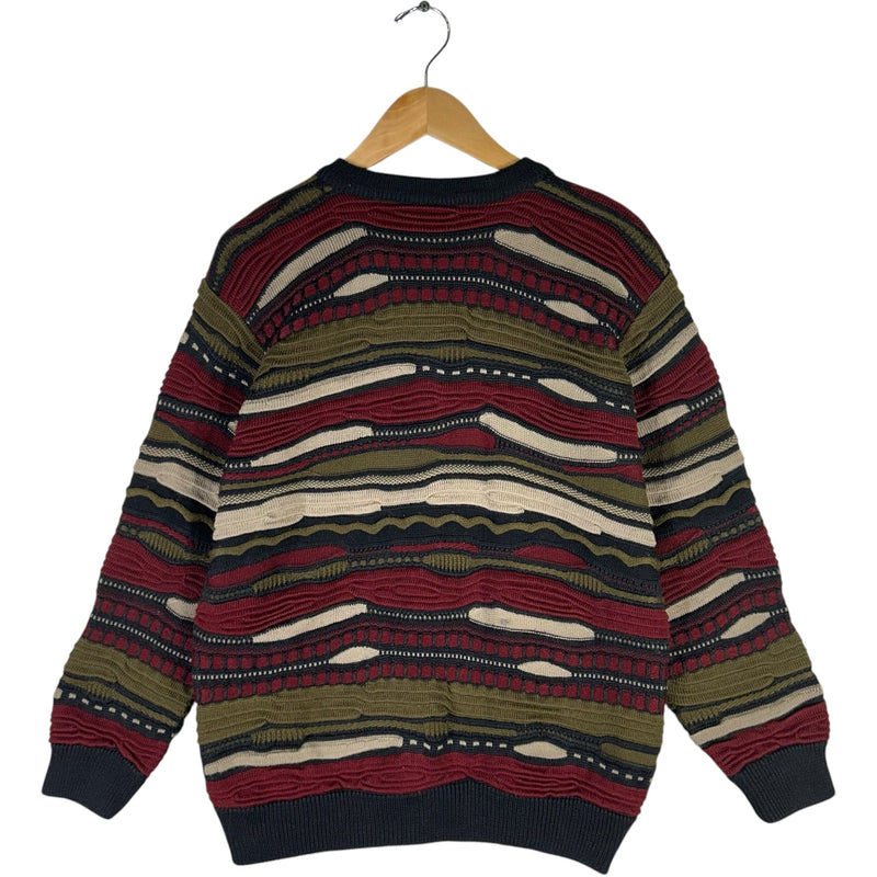 Vintage Coogi Wool 3D Knit Cardigan Sweater